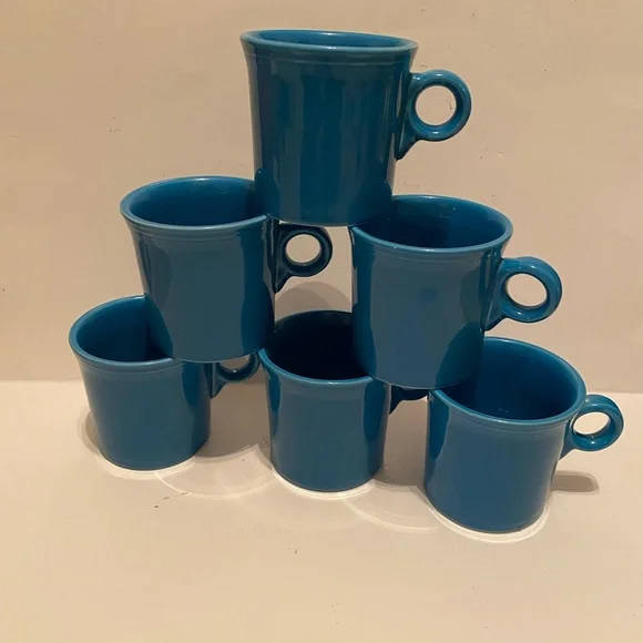 Fiestaware Dining Fiesta Fiestaware Peacock Blue Coffee Tea